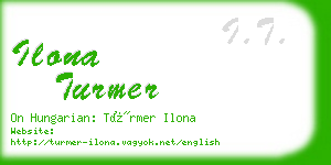 ilona turmer business card